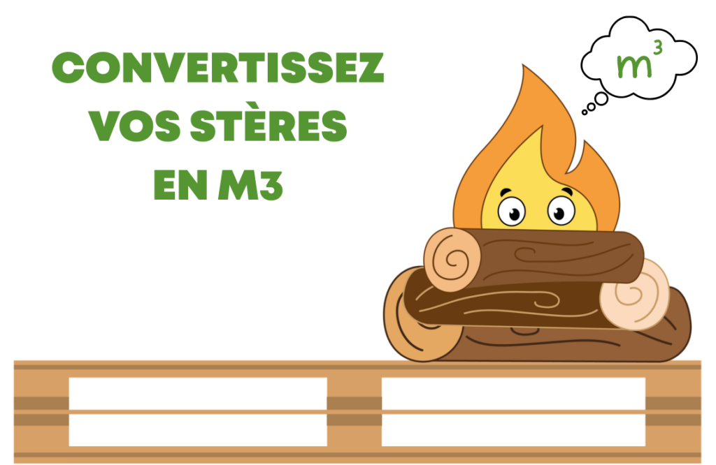 convertir tes stères en M3